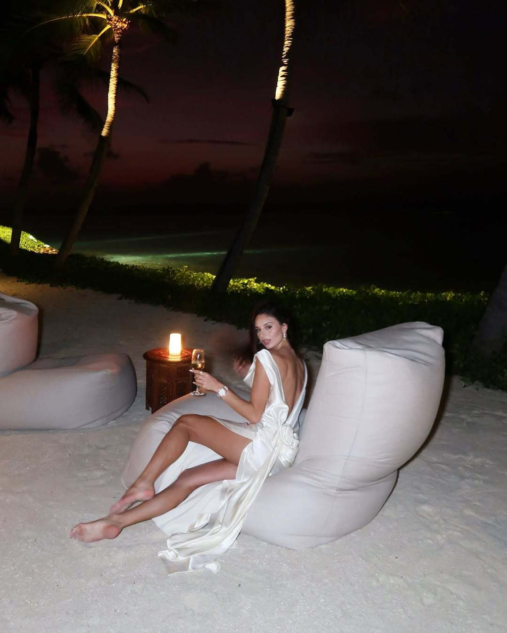 Loir Allure® - Satin Dignified Flowers Dress