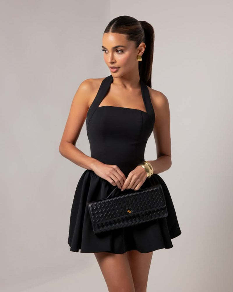 Loír Allure® - Ruffled Mini Sling Dress