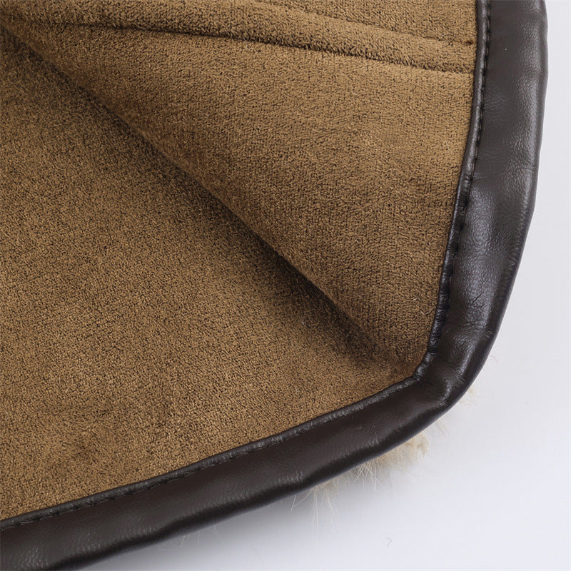 Women's Elegant Fleece Long Overcoat Outerwear