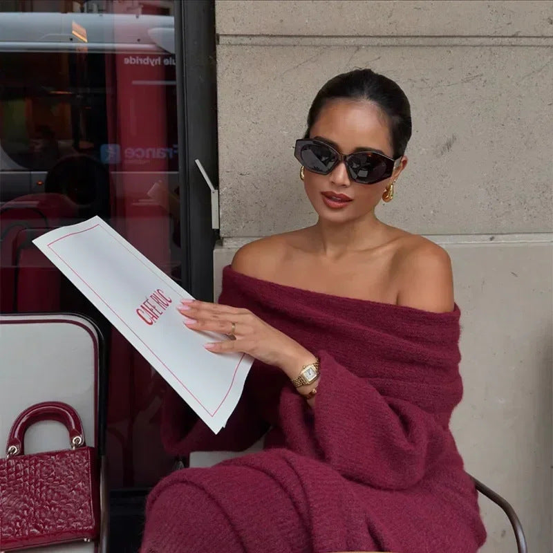 Loír Allure® - Premium Off-shoulder Top with Long Dress