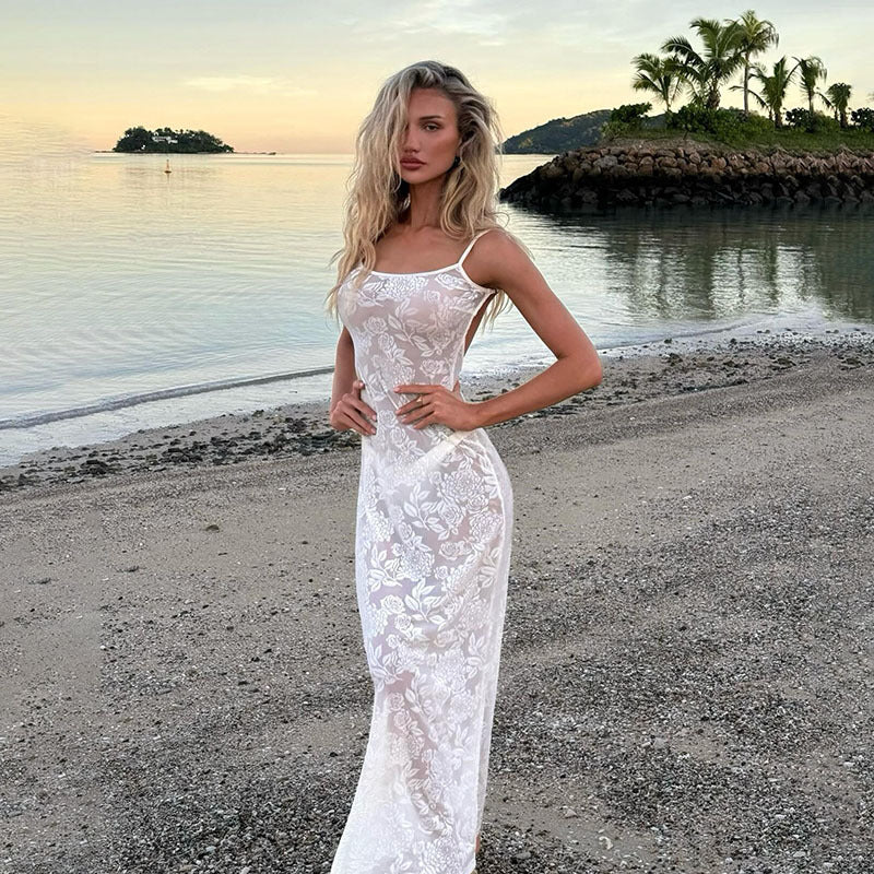 Loír Allure® - Backless Lace Socialite Dress