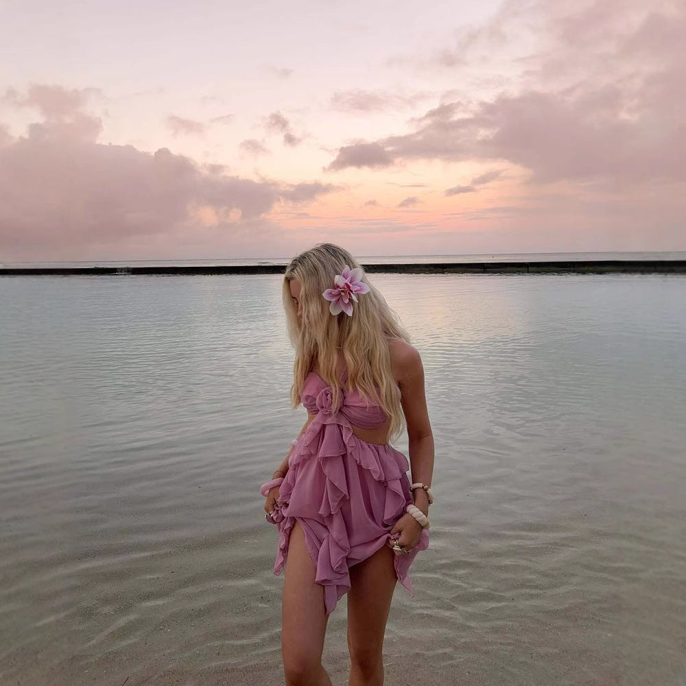 Loir Allure® - Corsage Lace Strapless Dress