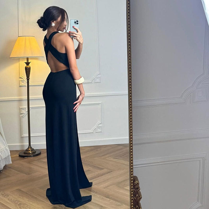 Loir Allure® - Backless Halter Split Dress