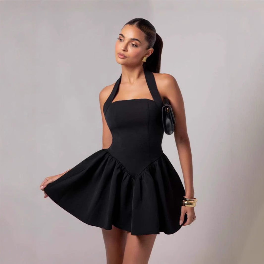 Loír Allure® - Ruffled Mini Sling Dress