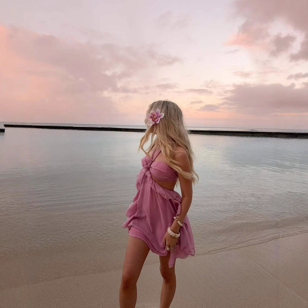 Loir Allure® - Corsage Lace Strapless Dress