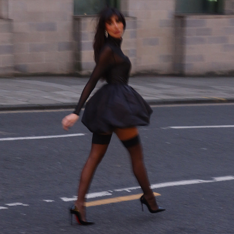 Loír Allure® - Premium Socialite Elegant Slim-fit Bubble Mesh Dress