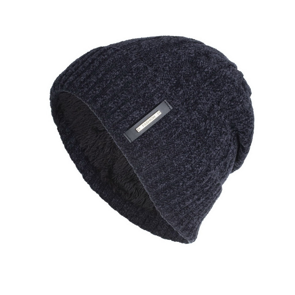 New Fleece Multicolor Chenille Twist Hat