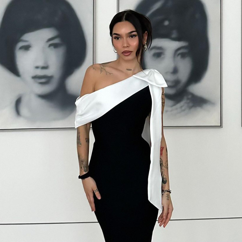 Loir Allure® - Oblique Shoulder Bandage Dress