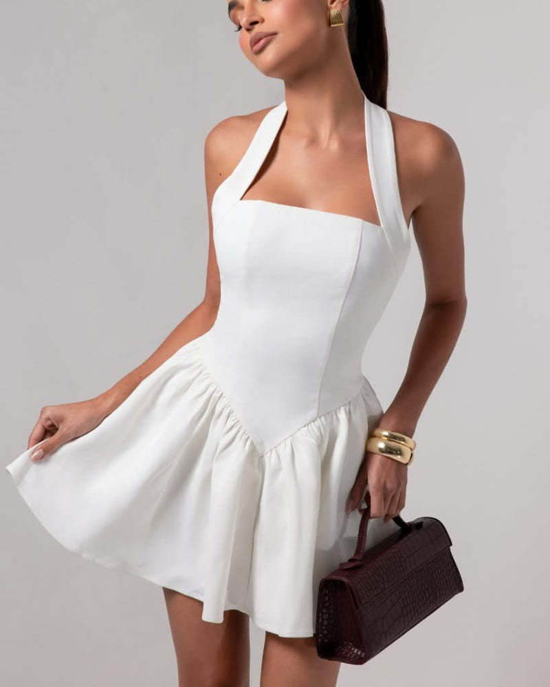 Loír Allure® - Ruffled Mini Sling Dress