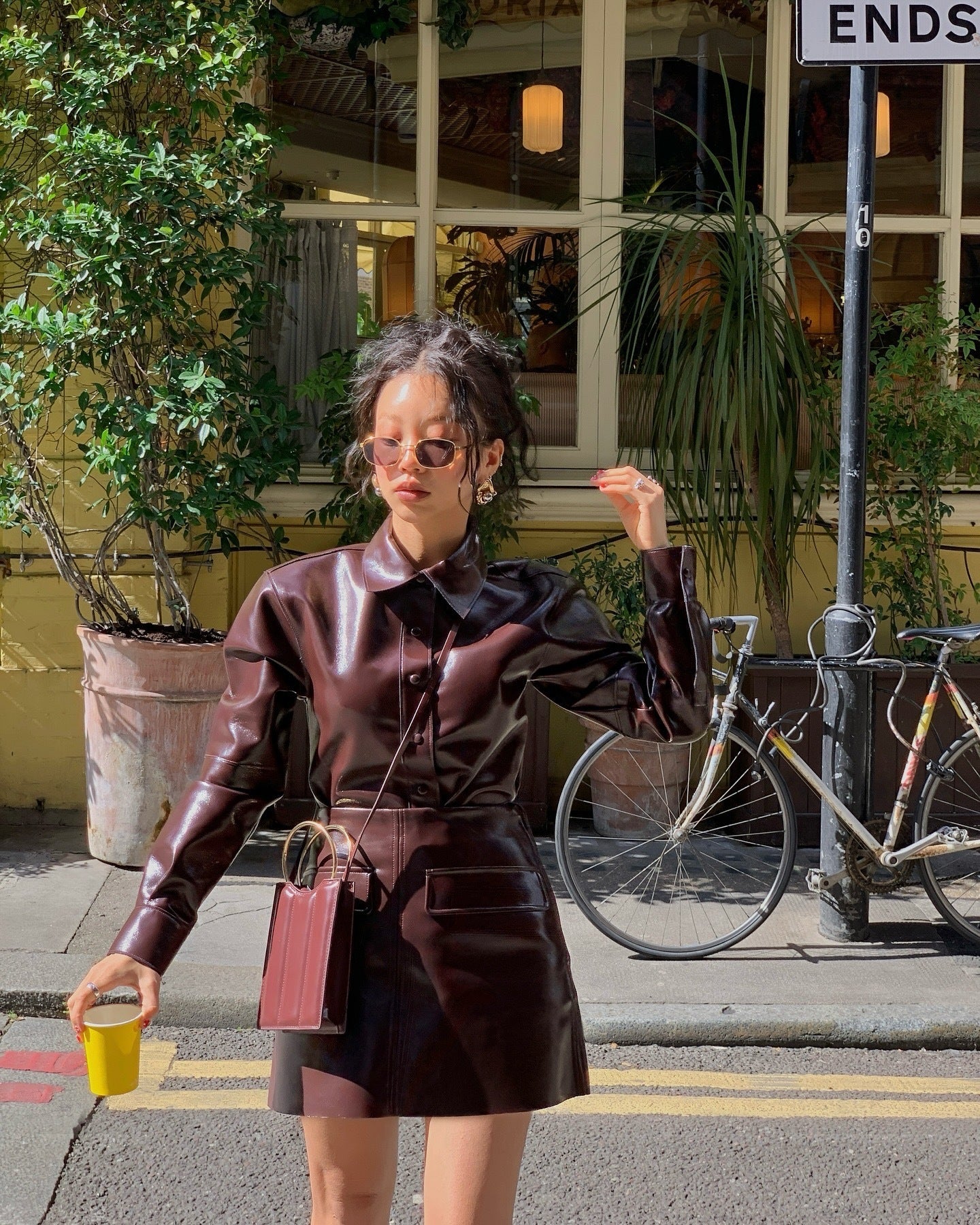 Loír Allure® - Matching Leather Jacket & Mini Skirt