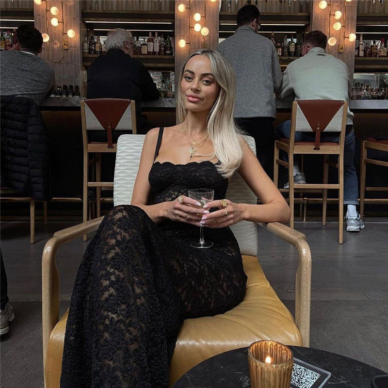 Loír Allure® - Premium See-through Lace Slim Fit Dress