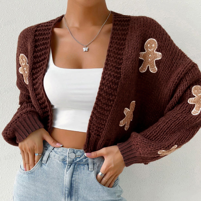 Gingerbread Knit Cardigan