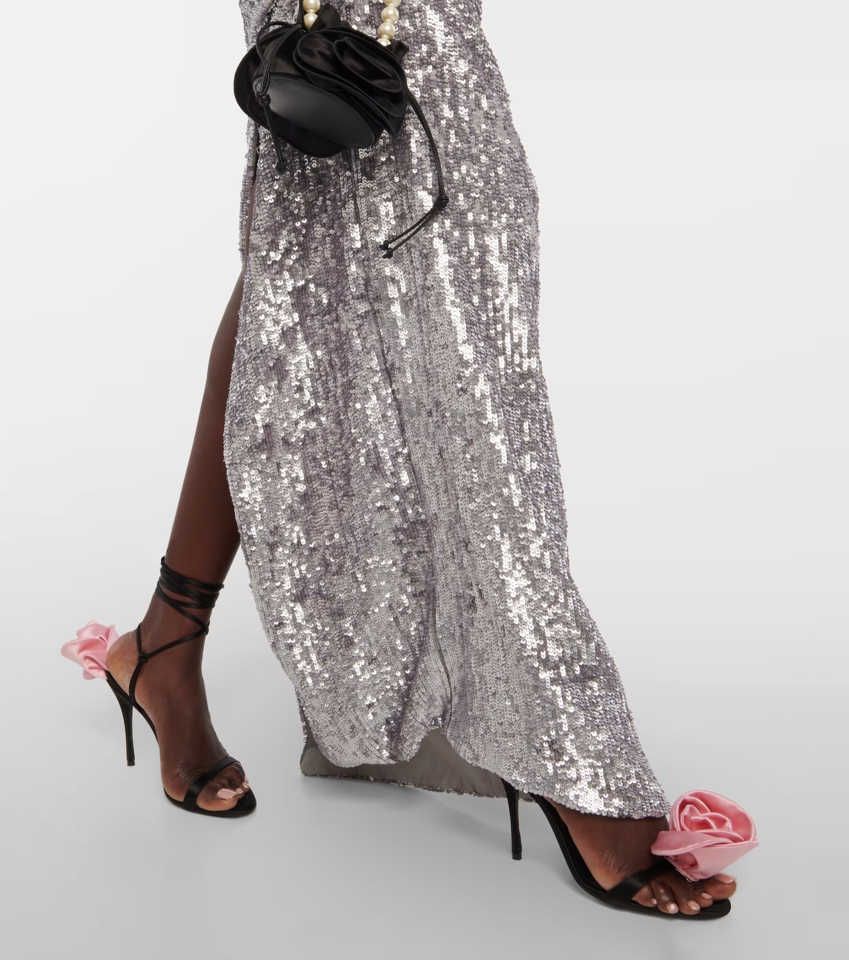 Loír Allure® - Premium Silver Paillette Dress