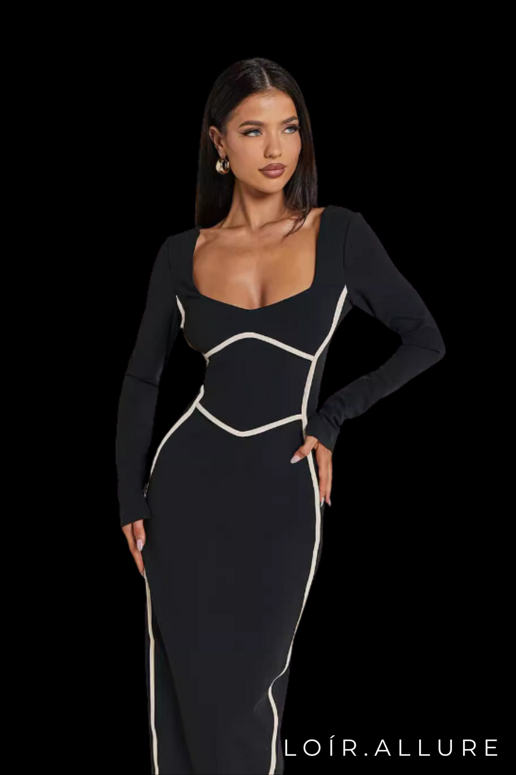 Loír Allure® - Knitted  Backless Dress
