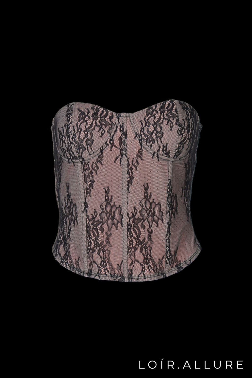 Loír Allure® - Lace Fishbone Backless Top