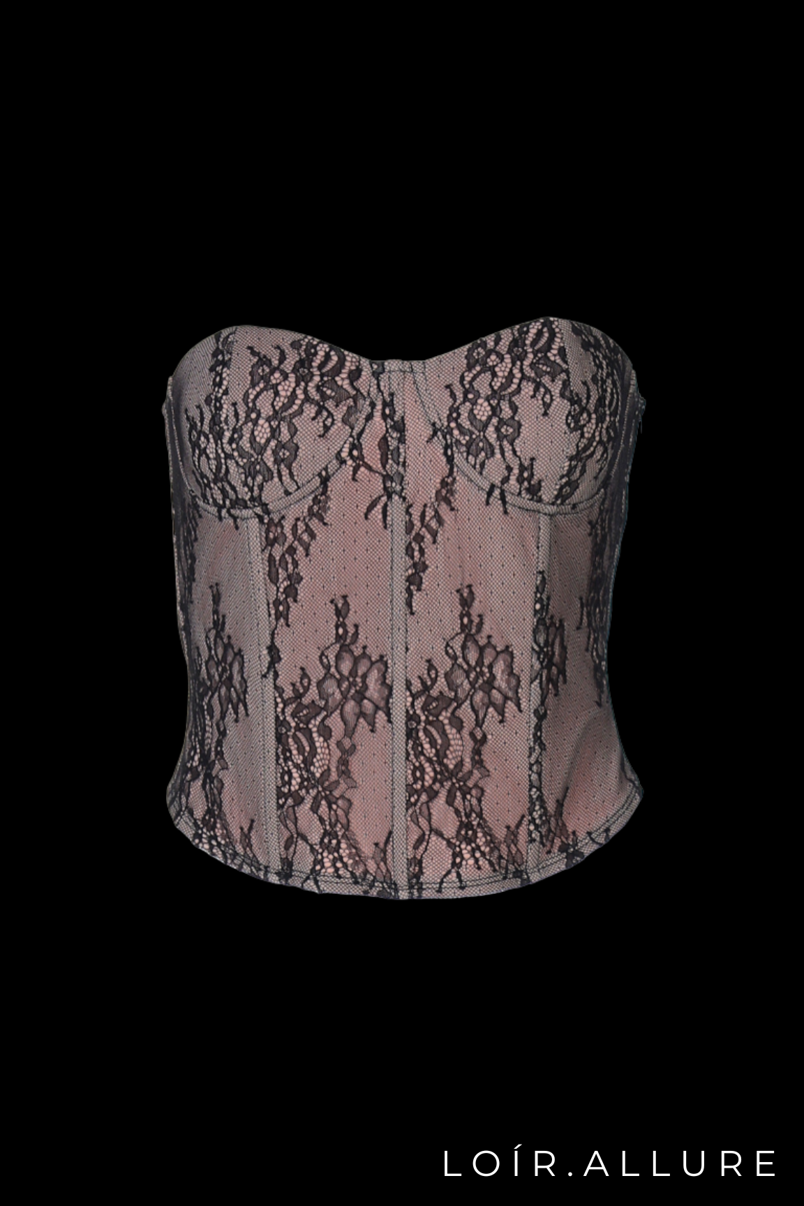 Loír Allure® - Lace Fishbone Backless Top