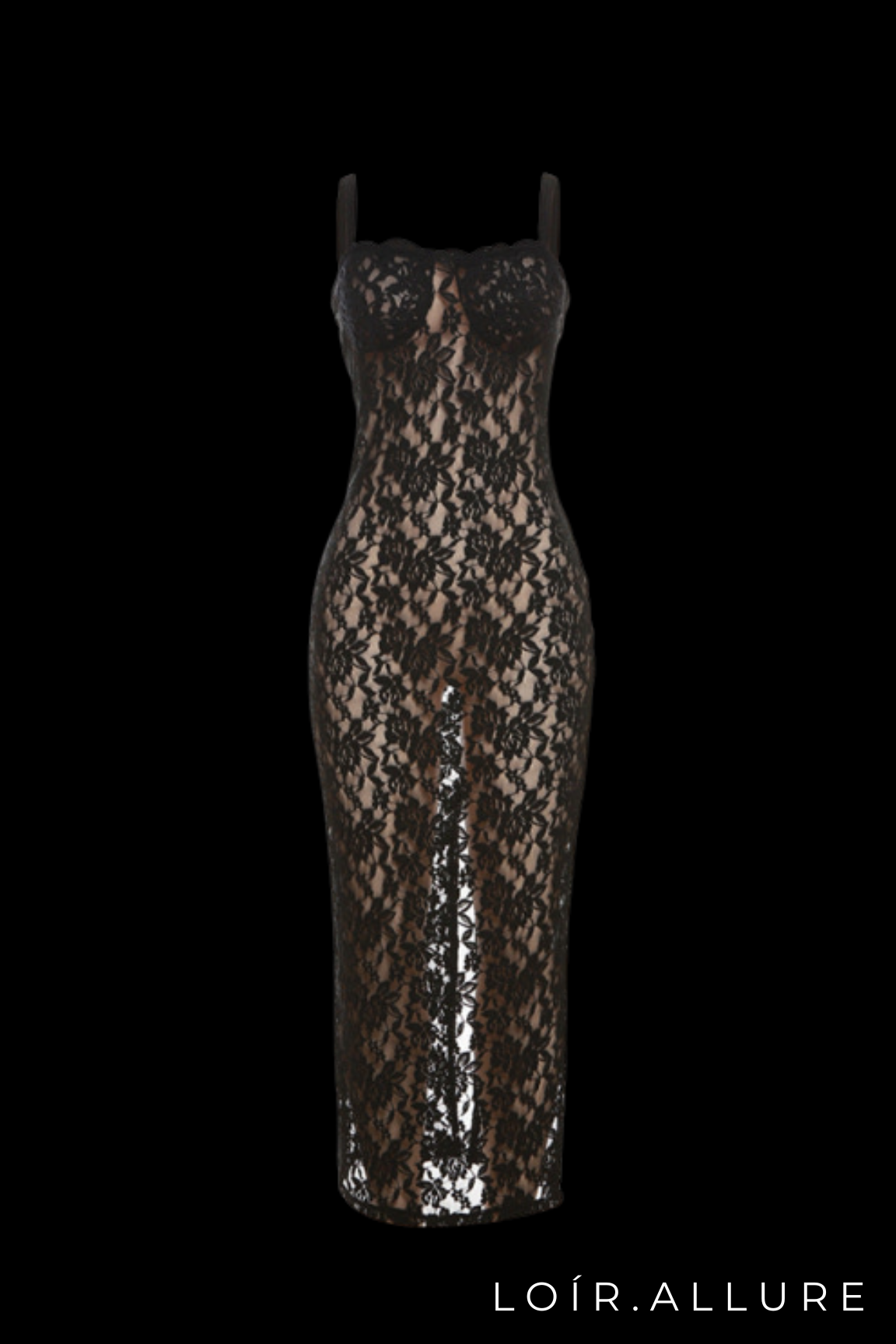 Loír Allure® - Premium See-through Lace Slim Fit Dress