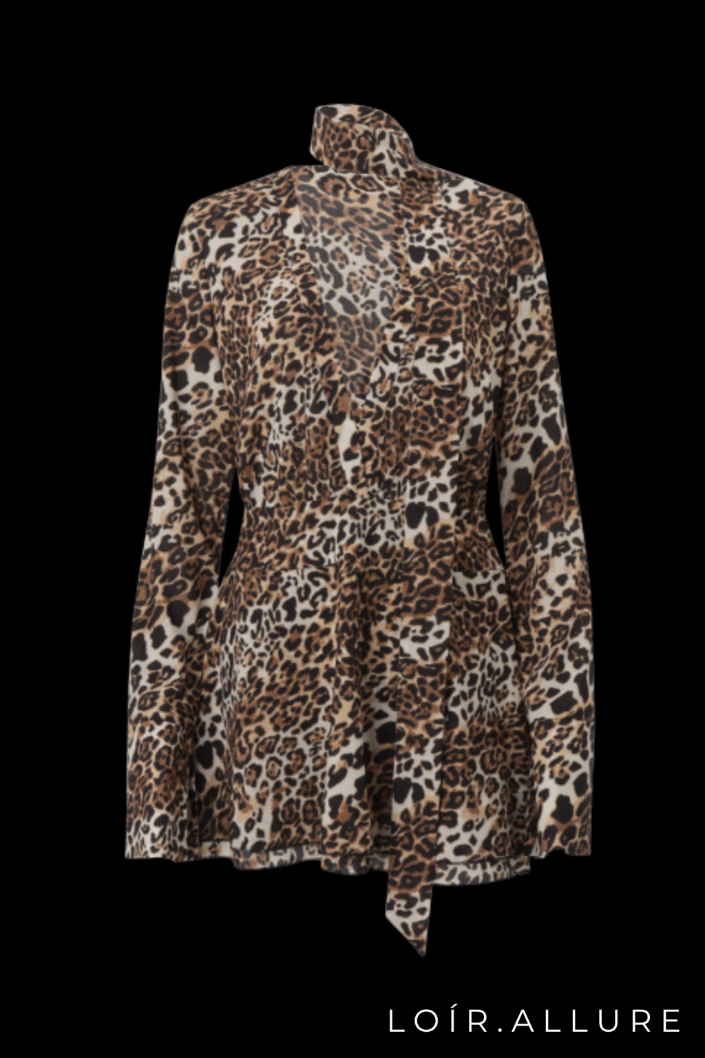 Loír Allure® - Premium Vintage Leopard Print Dress