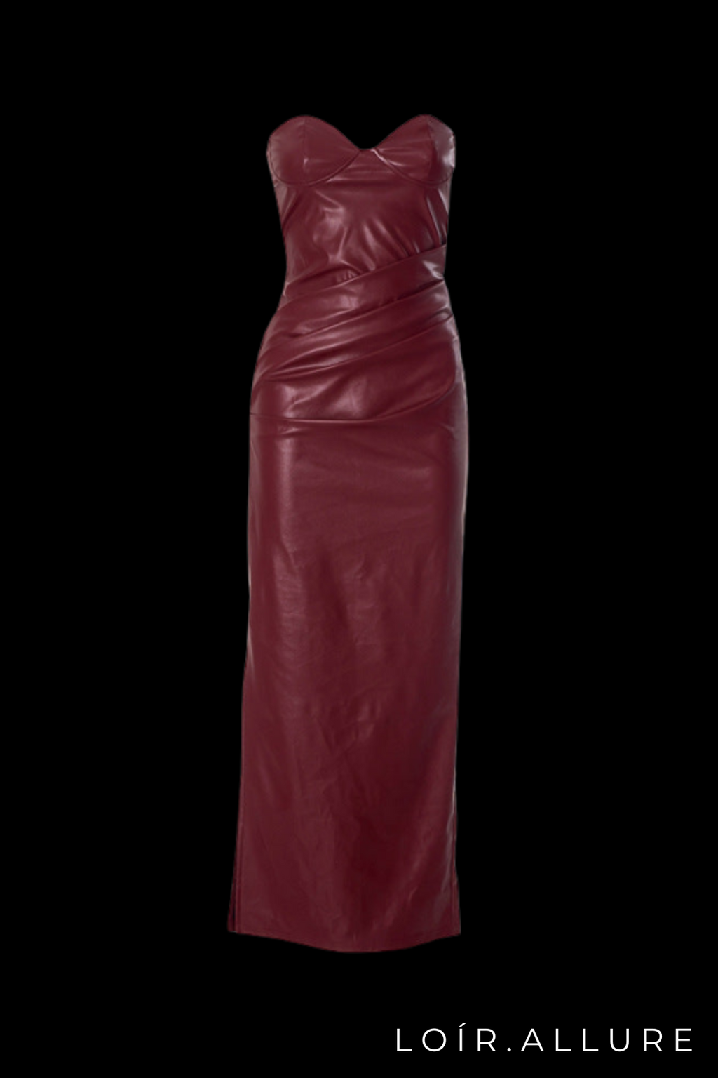 Loír Allure® - Premium Brazilian Leather Maxi Dress