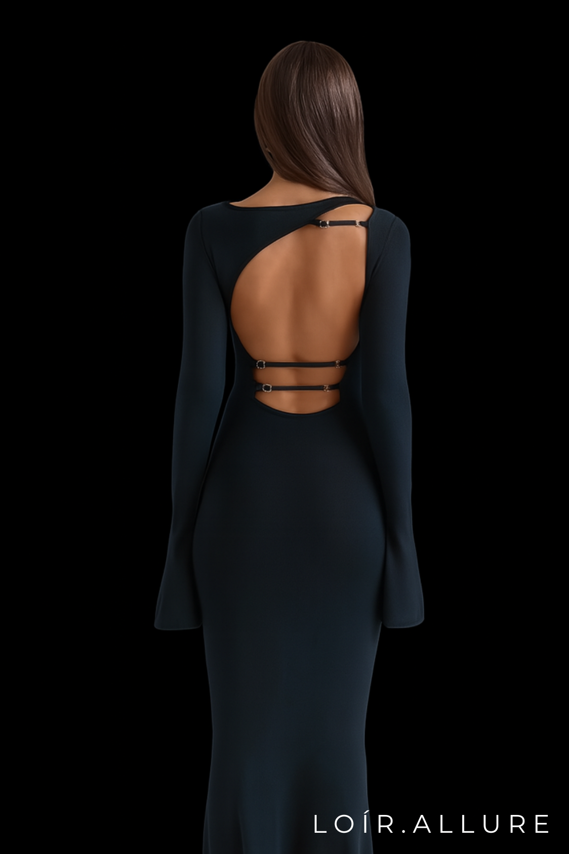 Loír Allure® - Premium Elegant Backless Slim Fit Dress