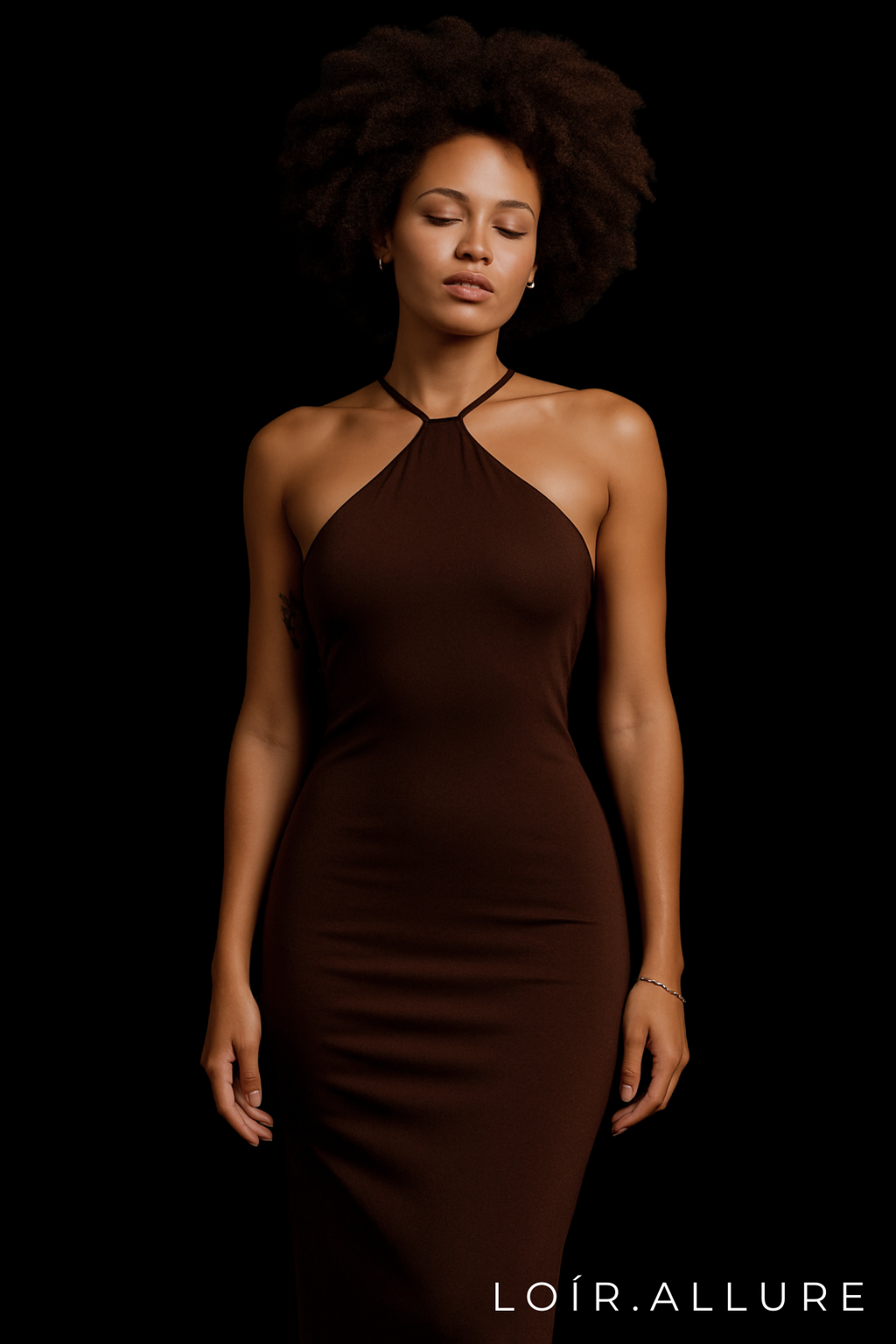 Loír Allure® - Sleeveless Halterneck Dress