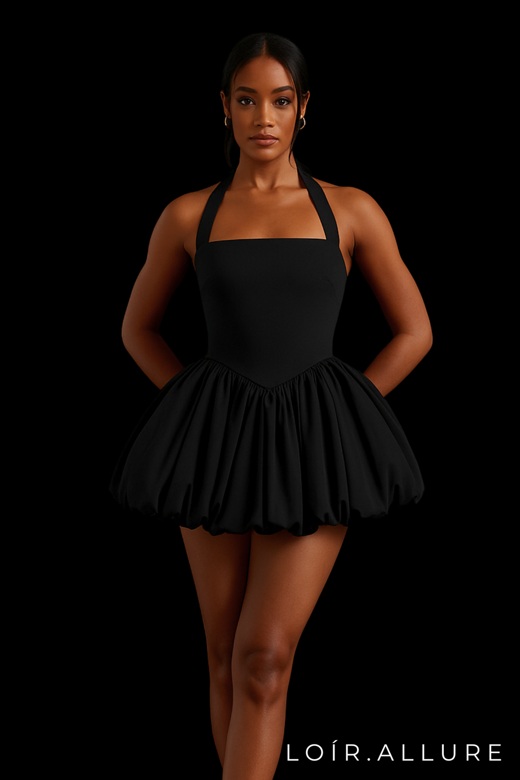 Loír Allure® - Puffy Lace-up Dress