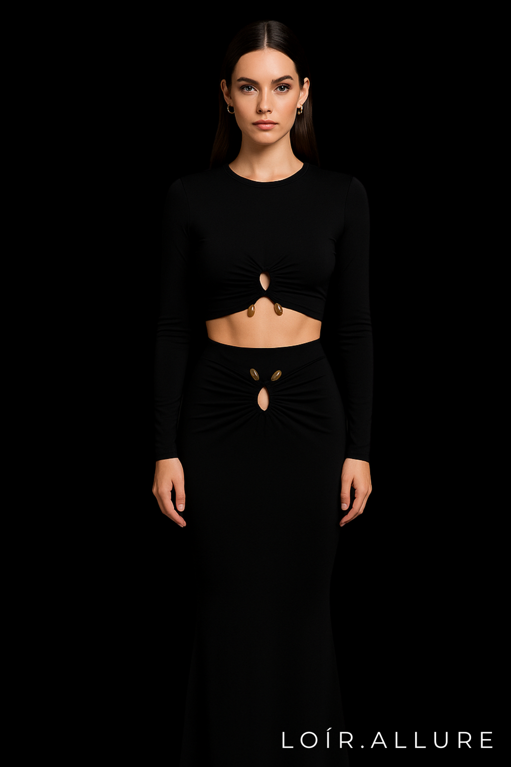 Loír Allure® - Bare Midriff Slim Fit Two-piece Set