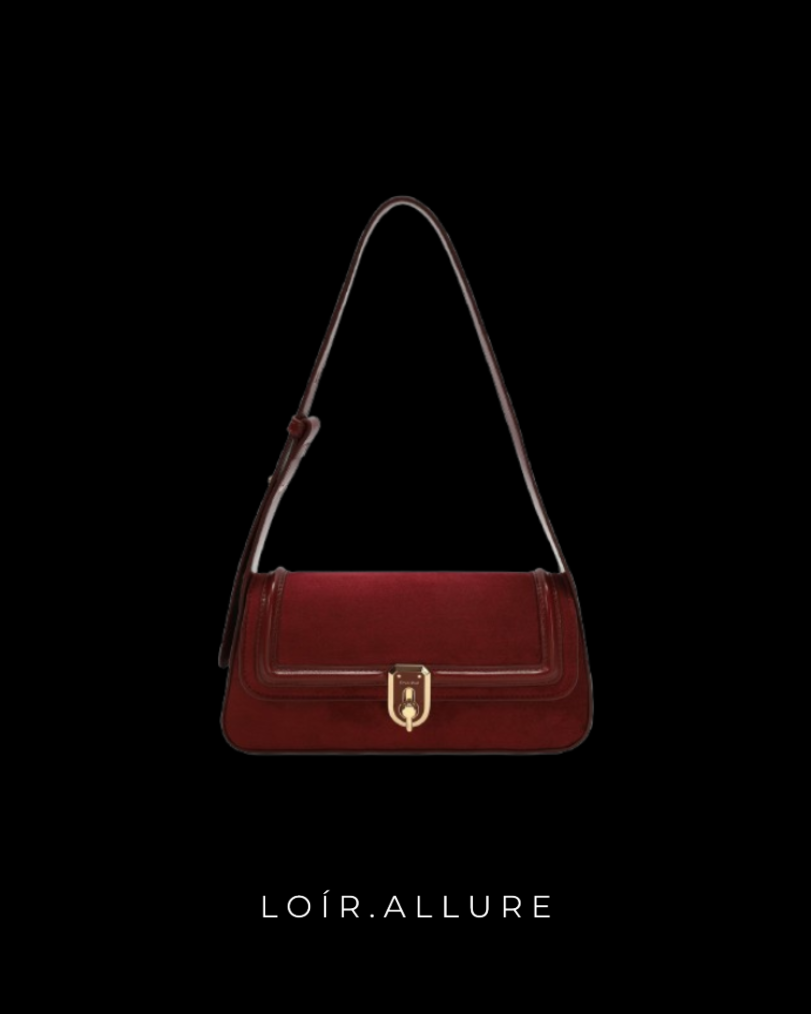 Loír Allure® - Retro Red Crossbody Bag