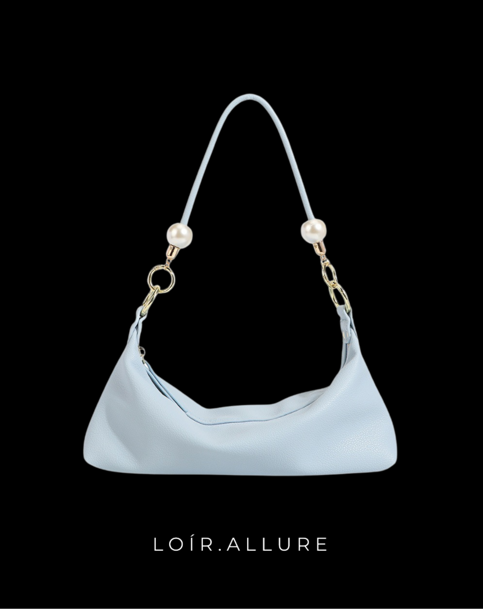 Loír Allure® - Pearl Baguette Shoulder Bag