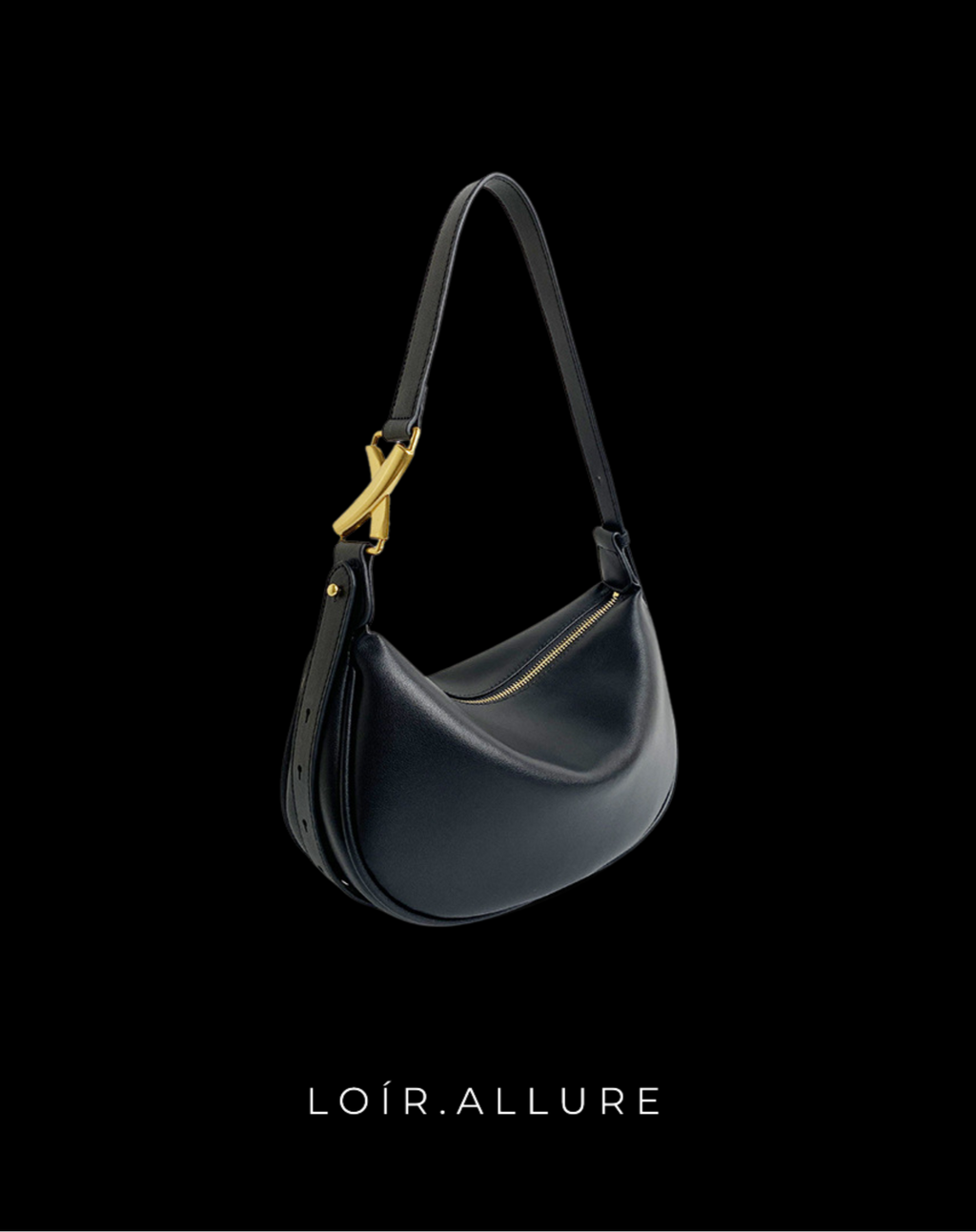 Loír Allure® - Simple Crescent Crossbody Bag