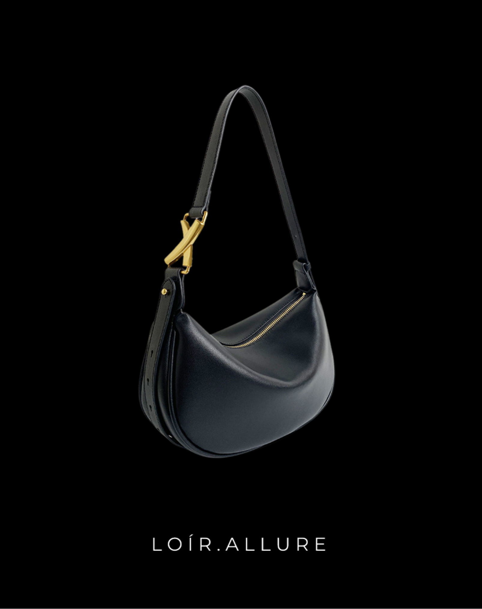 Loír Allure® - Simple Crescent Crossbody Bag