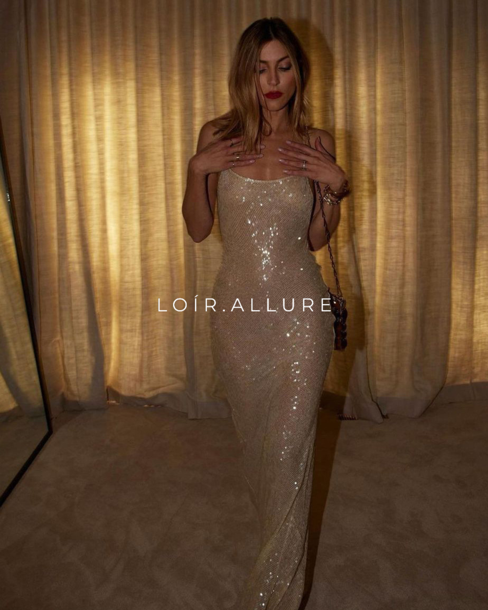 Loír Allure® - Premium Slim-fit Sequined Dress