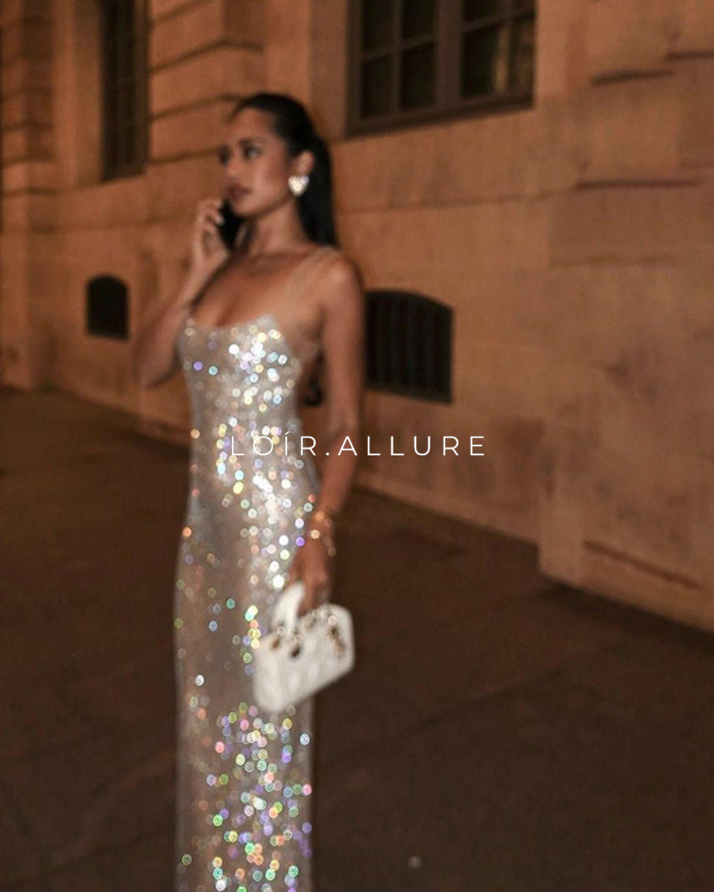 Loír Allure® - Premium Shiny Temperament Camisole Dress