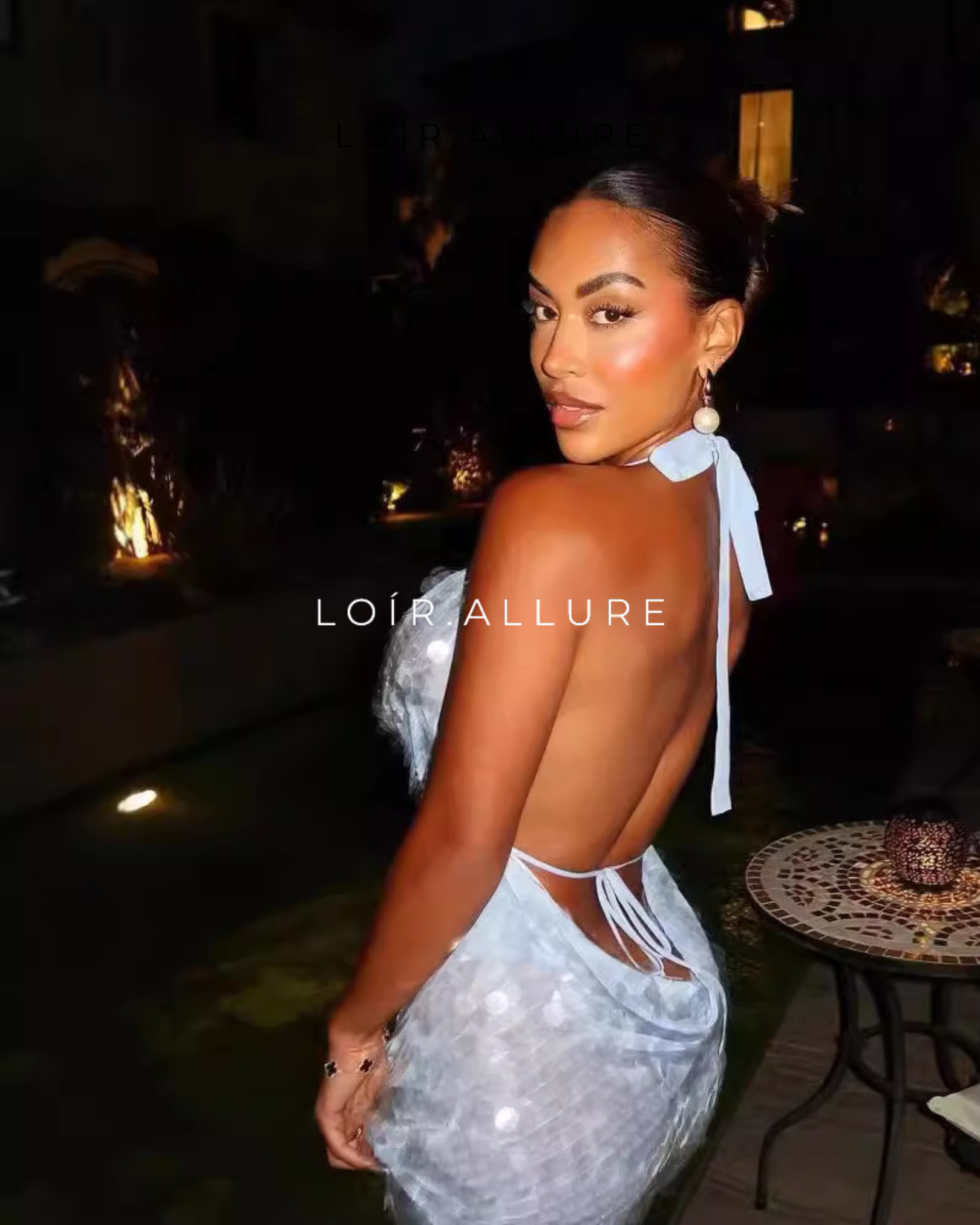 Loír Allure® - Premium Sequined Suspender Dress