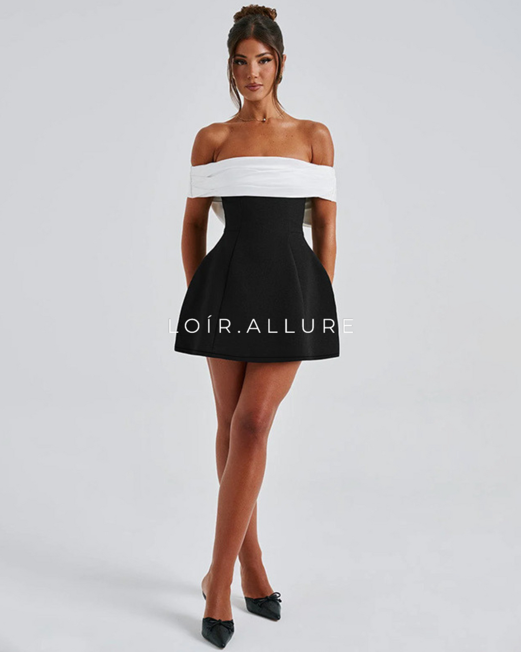 Loír Allure® - Premium Slim-fit Off-shoulder Dress