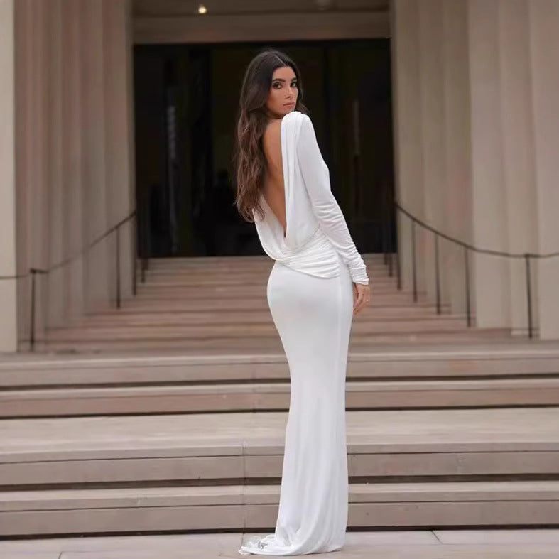 Loir Allure® - Backless Long Sleeve Dress