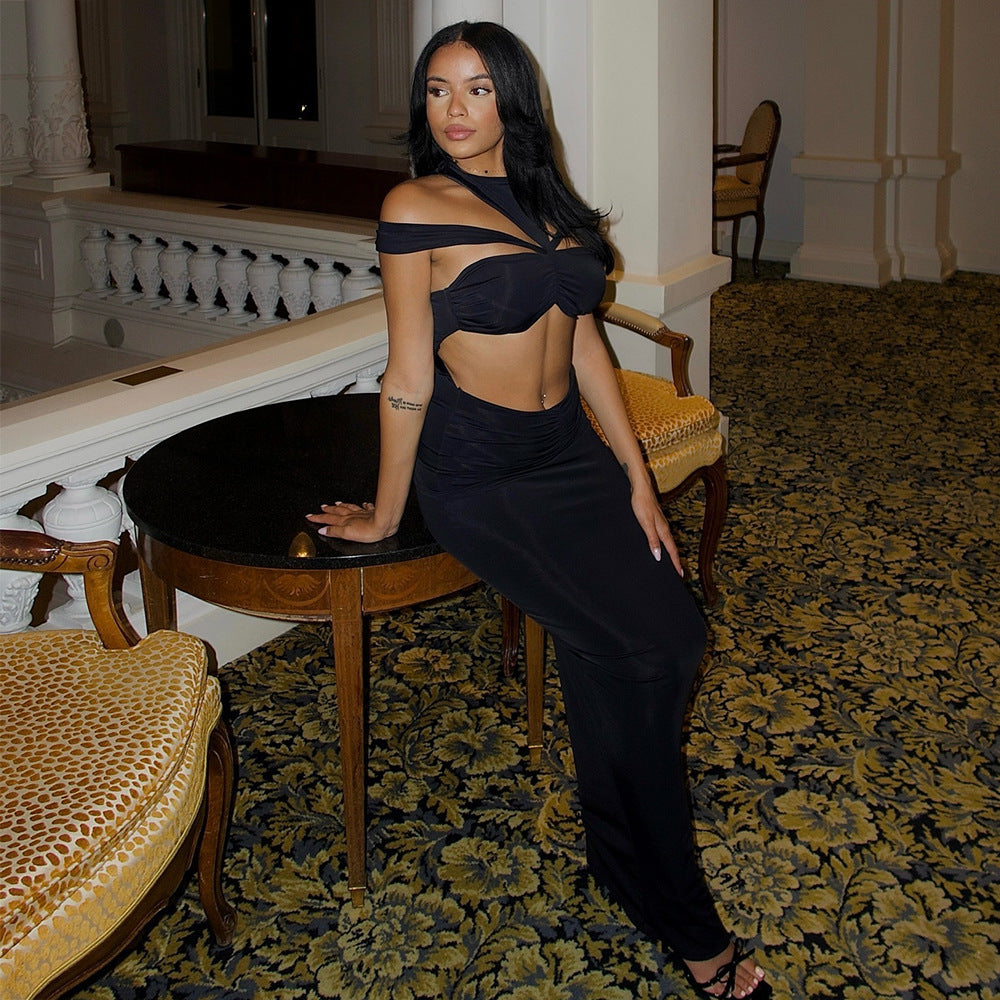 Loir Allure® - Cropped  Sleeveless Skirt Suit