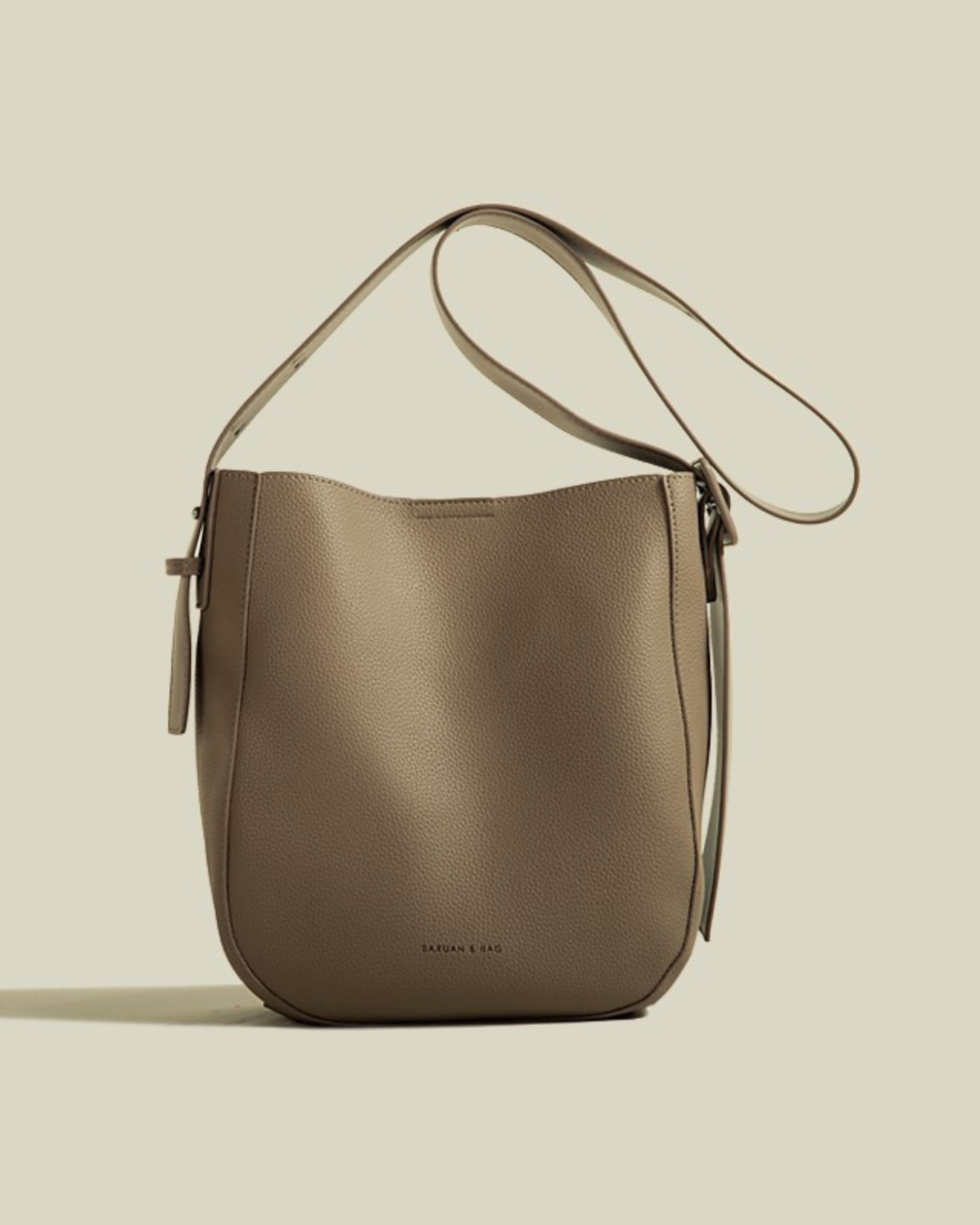 Loír Allure® - Leather Bucket Bag with Pouch