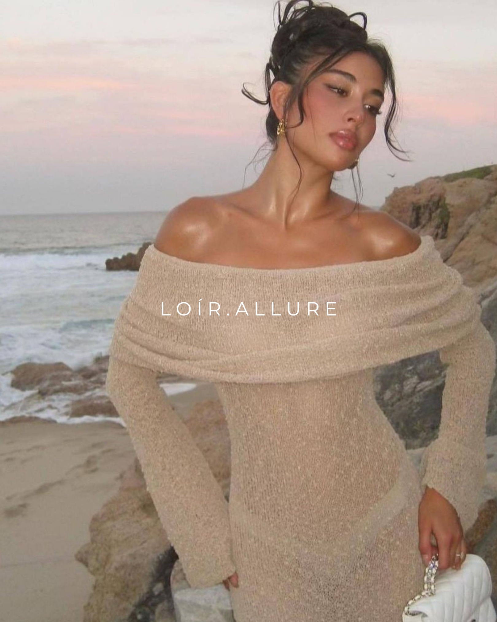 Loír Allure® - Knitted Long-Sleeved Dress