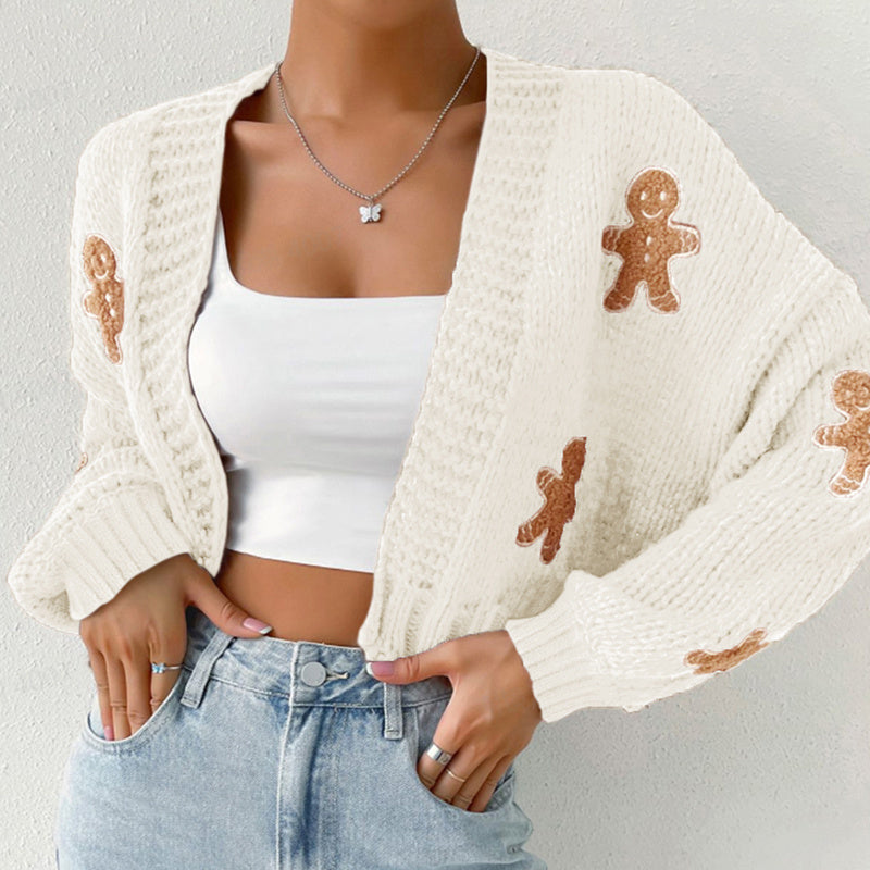 Gingerbread Knit Cardigan