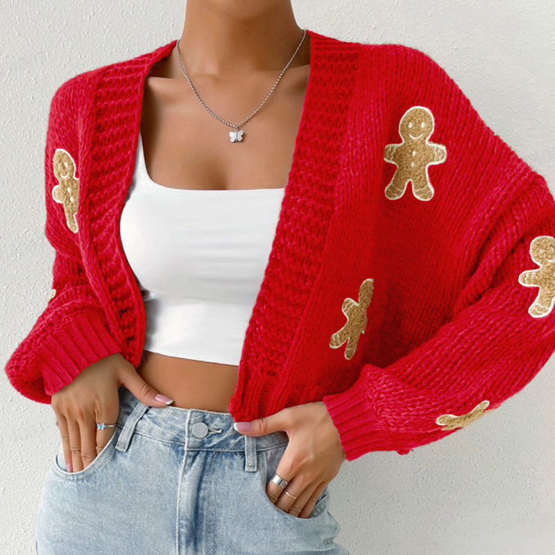 Gingerbread Knit Cardigan