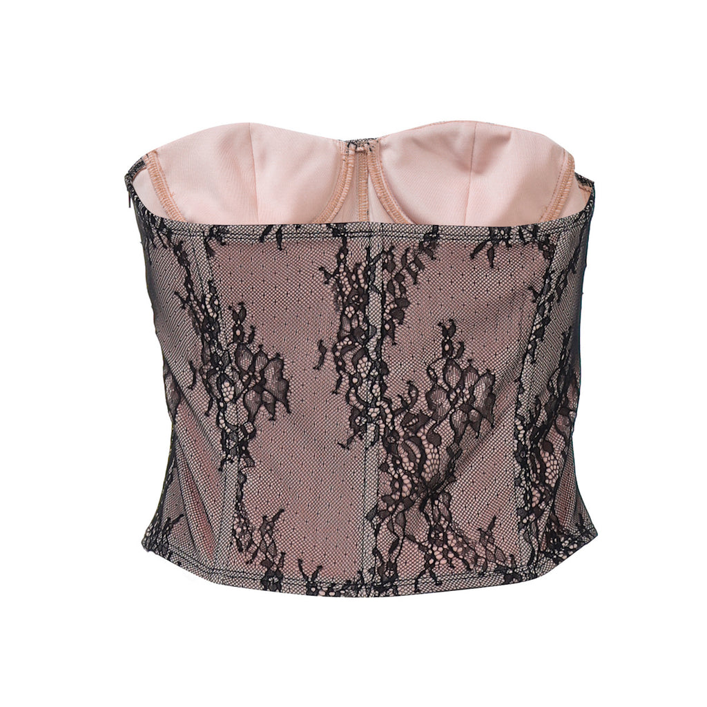 Loír Allure® - Lace Fishbone Backless Top