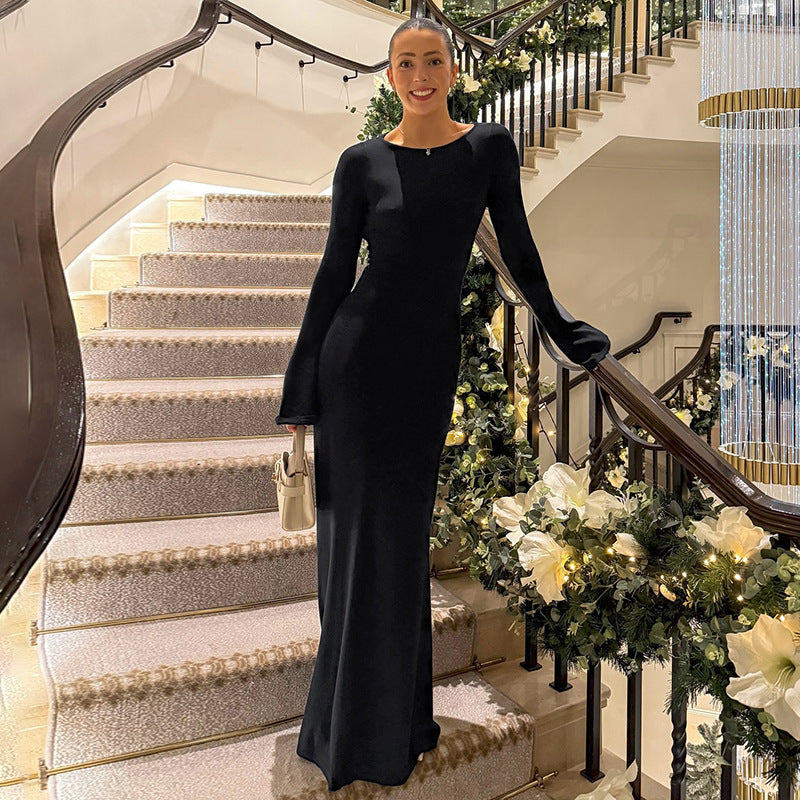 Loír Allure® - Premium Elegant Backless Slim Fit Dress