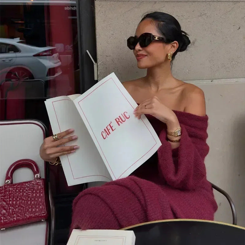 Loír Allure® - Premium Off-shoulder Top with Long Dress