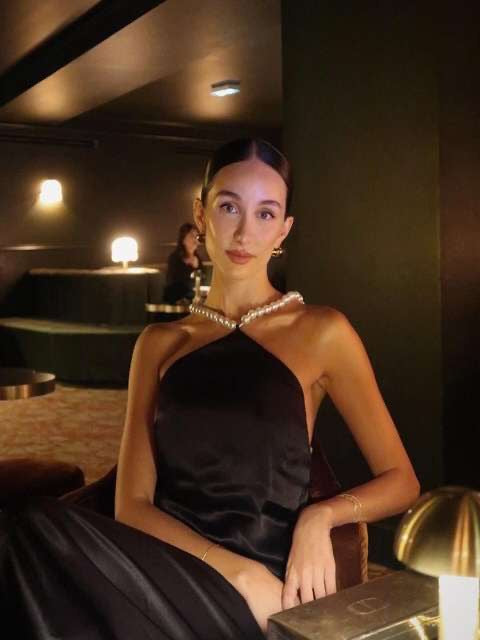 Loír Allure® - Premium Pearl Neck Dress