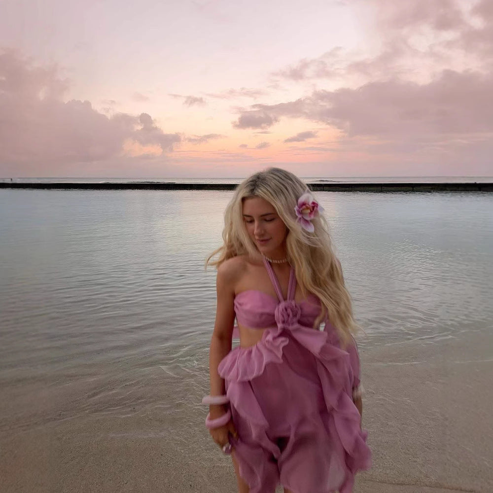 Loir Allure® - Corsage Lace Strapless Dress