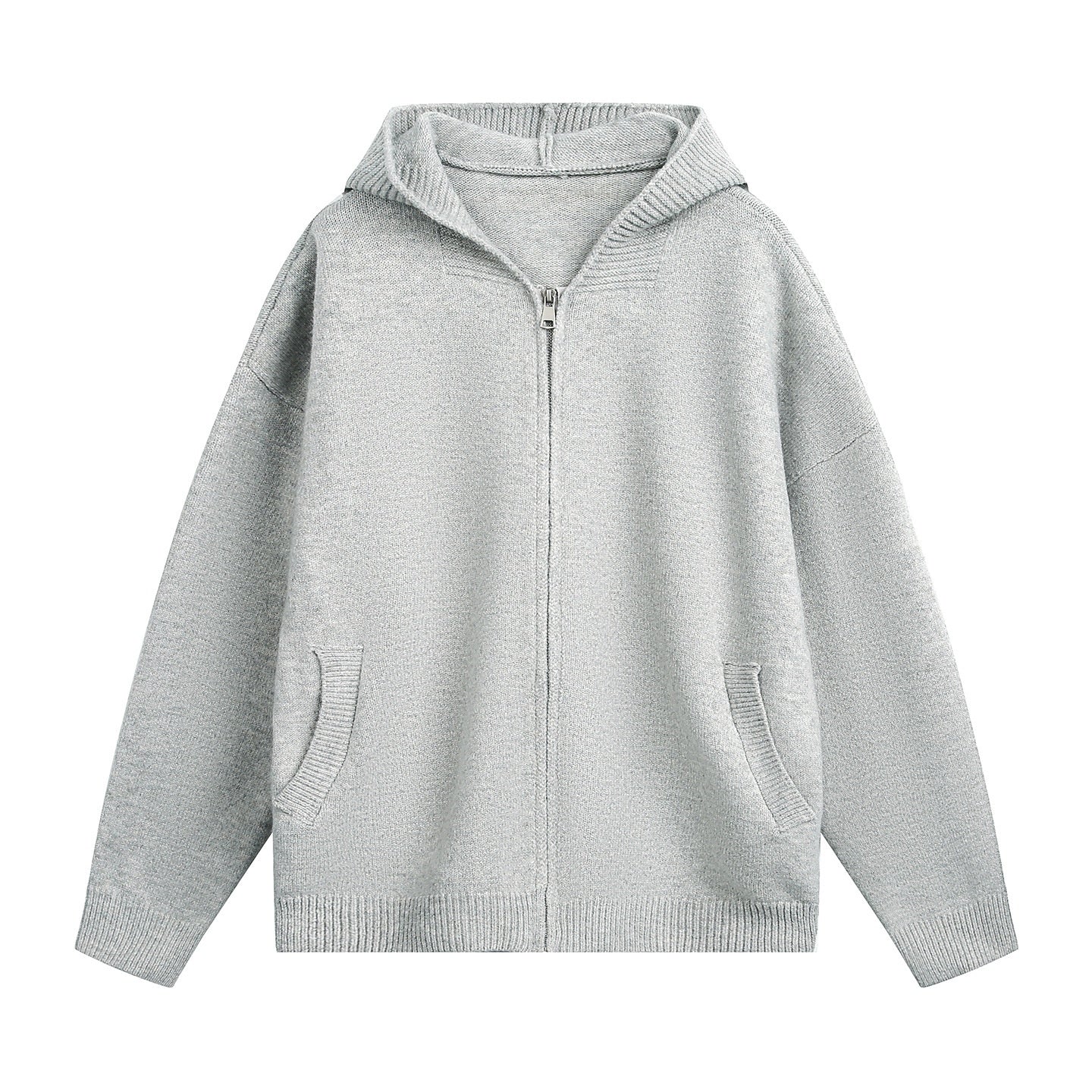 Faux Deer Fur American Retro Trendy Knitted Sweater Jacket