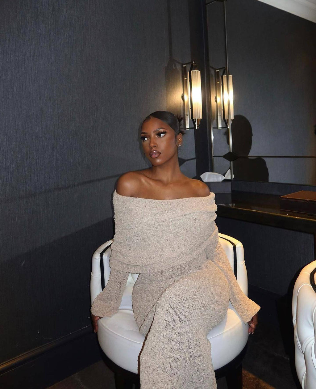 Loír Allure® - Knitted Long-Sleeved Dress