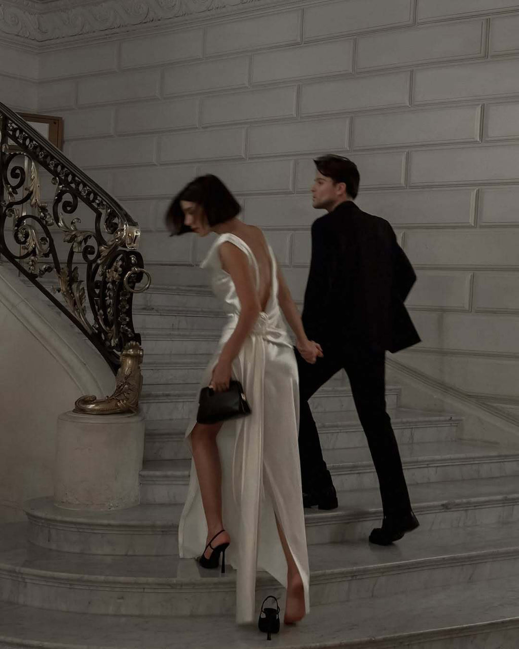 Loir Allure® - Satin Dignified Flowers Dress