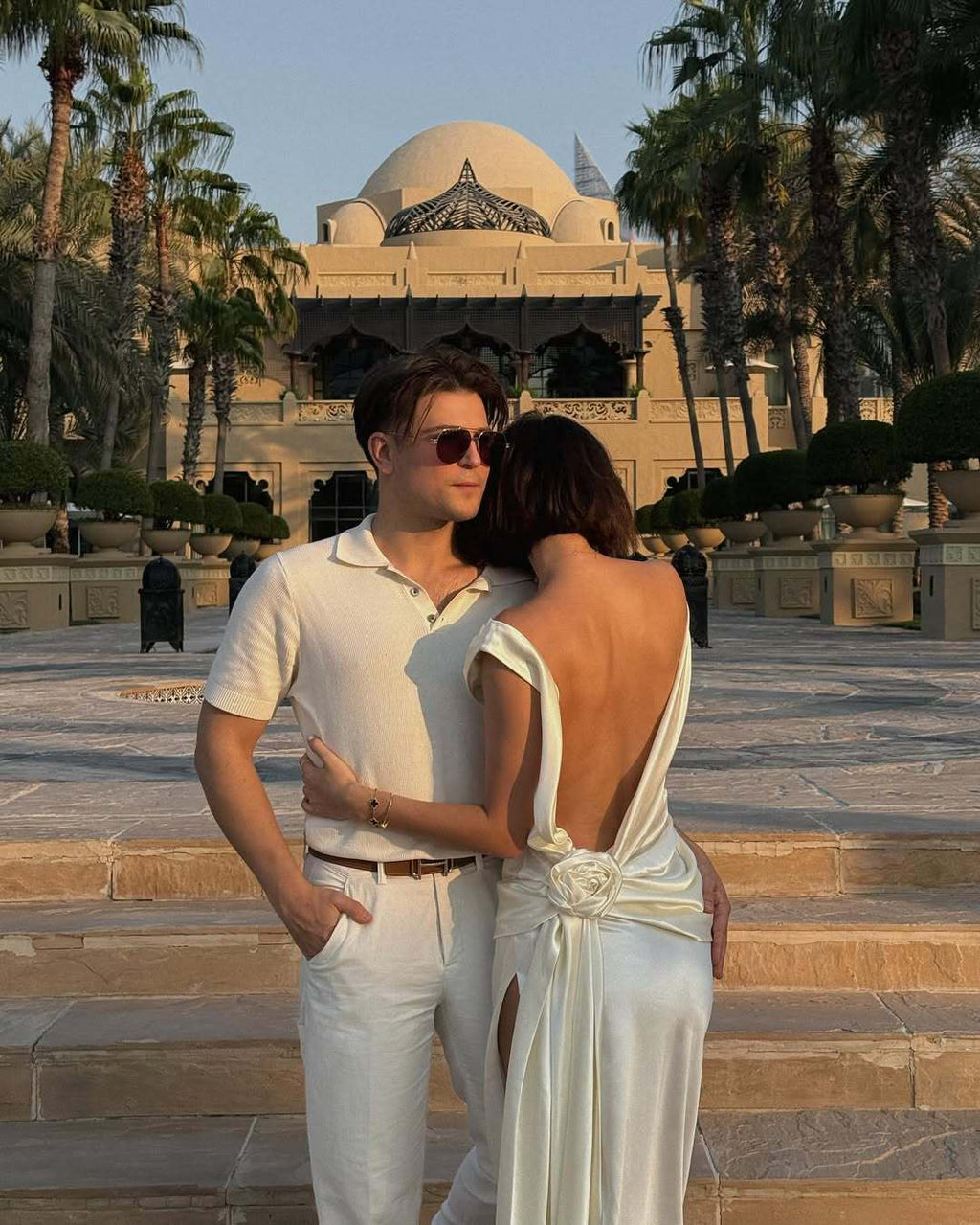 Loir Allure® - Satin Dignified Flowers Dress